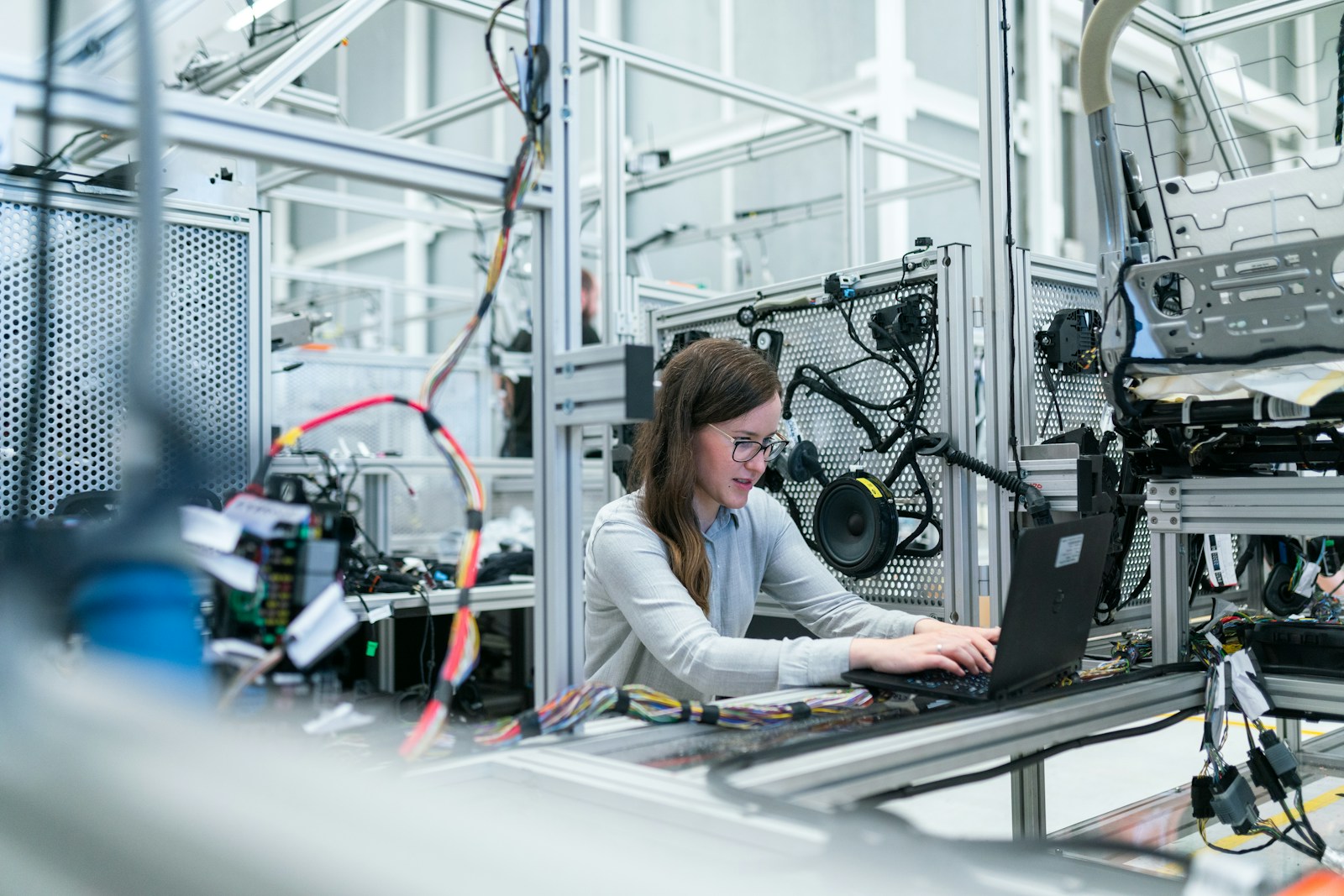 Établi de calibration capteurs et bras robotique